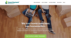 Desktop Screenshot of downpaymentresource.com